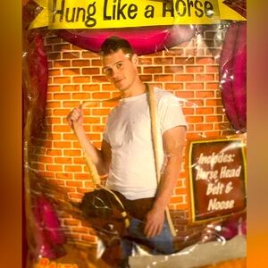 Hung like a horse Halloween Costume, wore once, smoke and pet free home